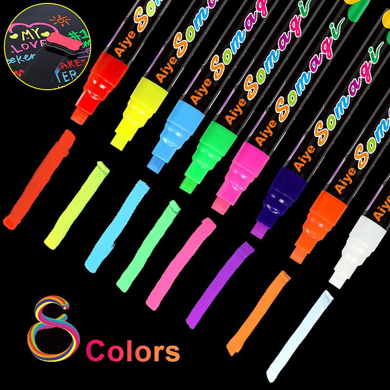 Liquid Erasable Chalk Markers  - đánh giá và giá Highlighter Set Pastel