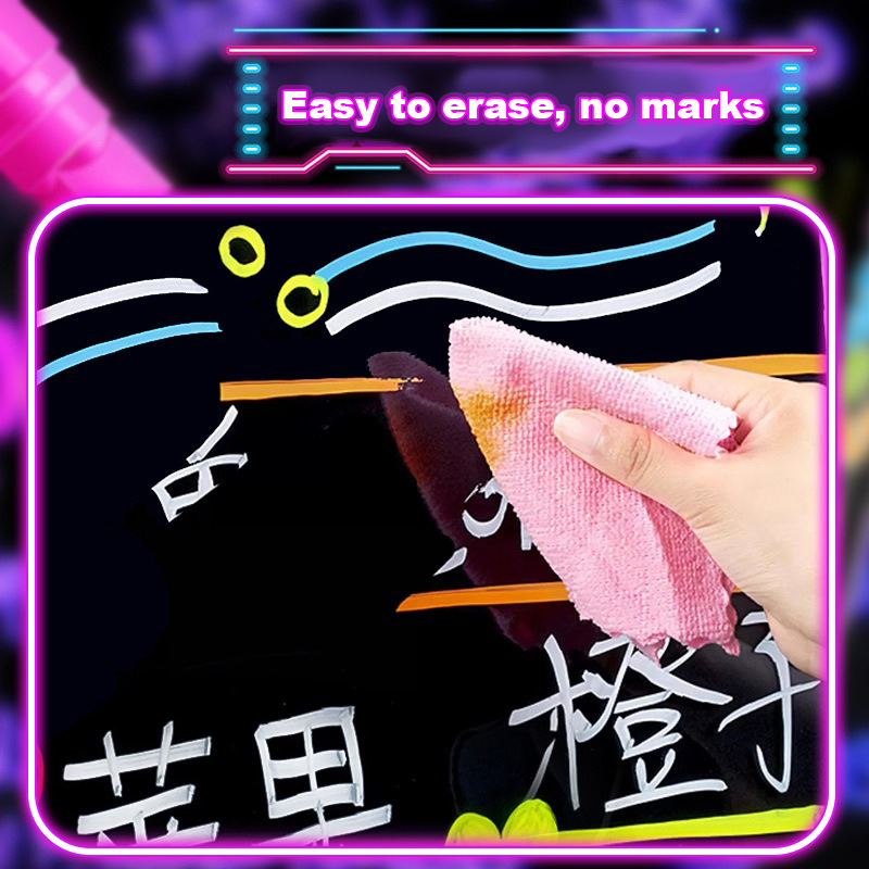 Liquid Erasable Chalk Markers  - đánh giá và giá Highlighter Set Pastel