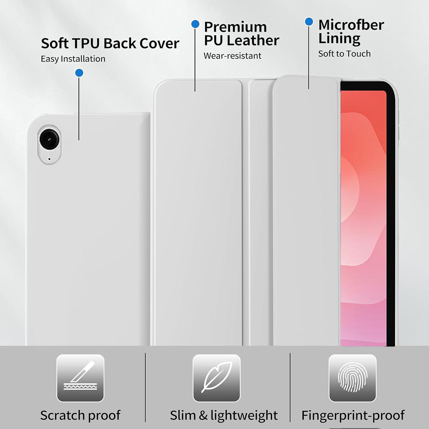 Tri-fold Flip Case For Samsung - đánh giá và giá Sticky Note Cube